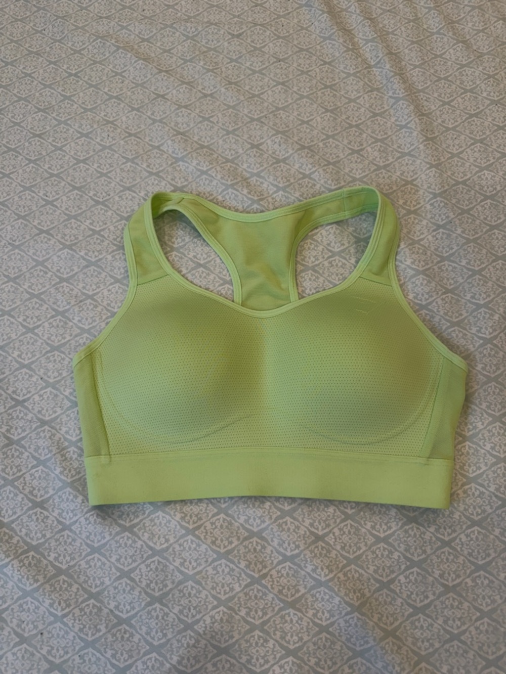 Gymshark Sports Bra S – Neon Green Mesh Racerback